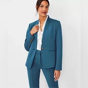 Ann Taylor Teal Suit Jacket